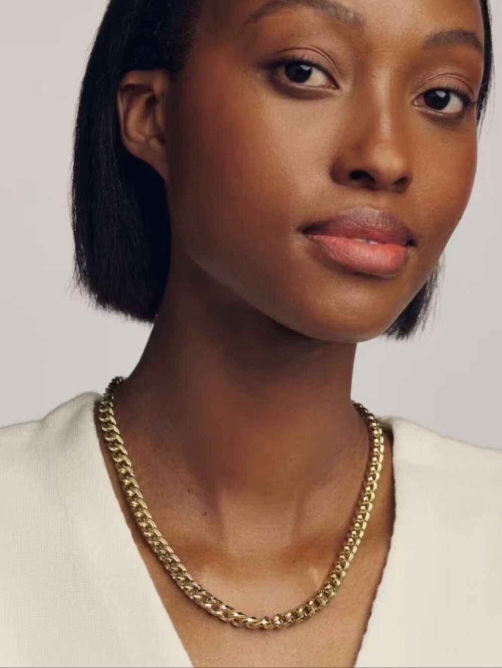 Kendra Scott Vincent Gold Cuban Chain Link Necklace NWT-melinda